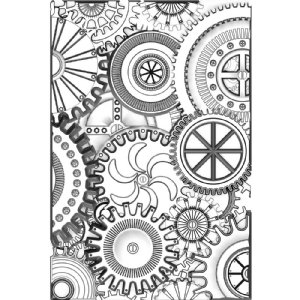 Tim Holtz - 3D Embossing Folder - Mini Mechanics