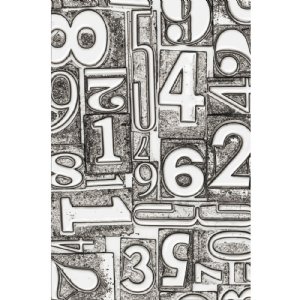 Tim Holtz - Embossing Folder - Numbered