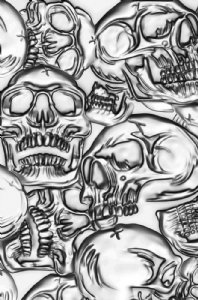 Tim Holtz - Embossing Folder - Skulls
