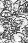 Tim Holtz - Embossing Folder - Skulls
