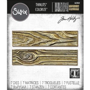 Tim Holtz - Dies - Colorize - Woodgrain