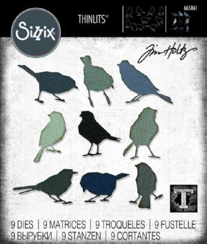 Tim Holtz - Dies - Silhouette Birds