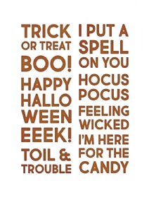 Tim Holtz - Dies - Bold Text Halloween