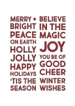 Tim Holtz - Dies - Bold Text Christmas