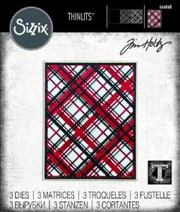 Tim Holtz - Dies - Layered Plaid