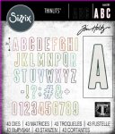 Sizzix - Tim Holtz - Dies - Alphanumeric Bulletin