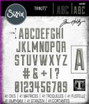 Sizzix - Tim Holtz - Dies - Alphanumeric Emporium