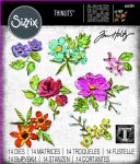 Tim Holtz - Dies - Brushstroke Flowers Mini