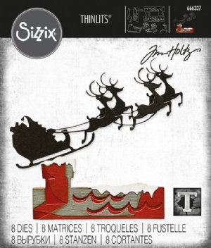 Tim Holtz - Dies - Reindeer Sleigh