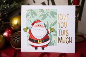 Tim Holtz - Dies - Colorize - Santa Greetings