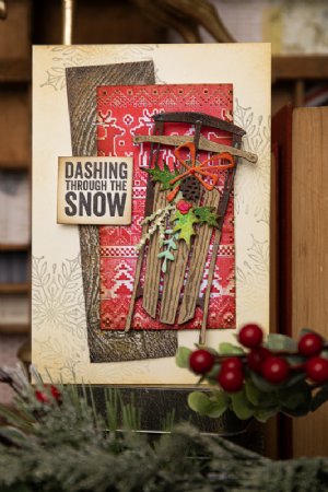 Tim Holtz - Dies - Vintage Sled