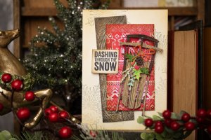 Tim Holtz - Dies - Vintage Sled