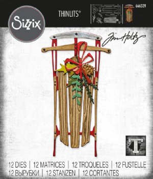 Tim Holtz - Dies - Vintage Sled