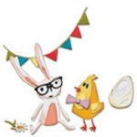 Tim Holtz - Dies - Bunny and Chick