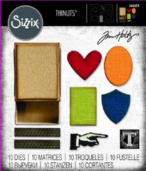 Tim Holtz - Dies - Vault Matchbox (10pk)