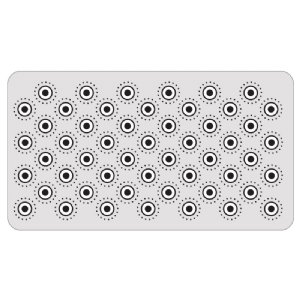 Sizzix - 2D Texture Fades Embossing Folder - Vault Side Order - Celebrate