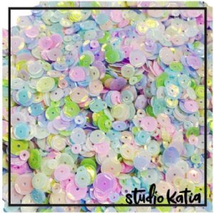 Studio Katia - Studio Katia - Sequins - PASTEL RAINBOW FUSION