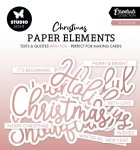 Studio Light - Paper Elements - Rose Gold Sentiments 