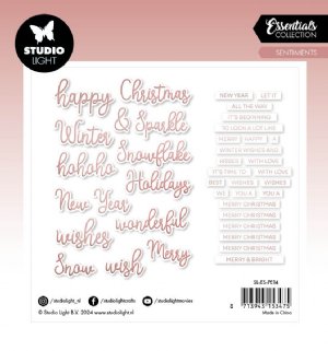 Studio Light - Paper Elements - Rose Gold Sentiments 