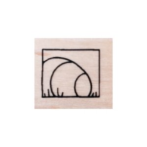 Stampendous - Wood Stamp - Egglet Window
