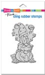 Stampendous - Cling Stamp - Gnome Patch