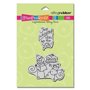 Stampendous - Cling Stamp - Changito Cake Maker Set