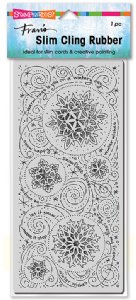 Stampendous - Cling Stamp - Snowflake Wishes