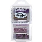 Stampendous - Embossing Powder & Elements  - Encrusted Jewel Purple Kit