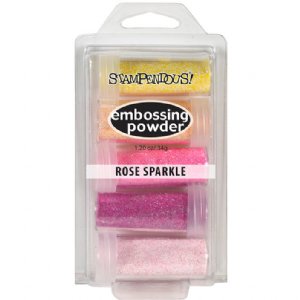 Stampendous - Embossing Powder - Rose Sparkle 