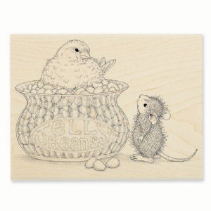 Stampendous - Wood Stamp - Jelly Bean Bird