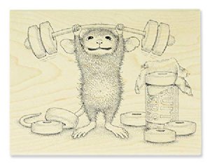 Stampendous - Wood Stamp - Sweet Workout