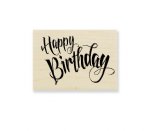 Stampendous - Wood Stamp - Happy Birthday