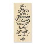 Stampendous - Wood Stamp - Joy Of The Journey