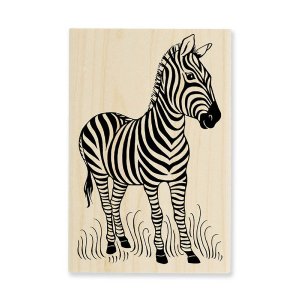 Stampendous - Wood Stamp - Zebra