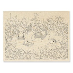 Stampendous - Wood Stamp - Puddle Play