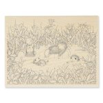 Stampendous - Wood Stamp - Puddle Play