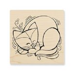 Stampendous - Wood Stamp - Cat