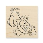 Stampendous - Wood Stamp - Pup