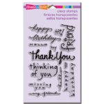 Stampendous - Clear Stamp - Happy Messages