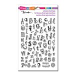 Stampendous - Clear Stamp - Funky Alphabet PCS