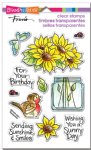 Stampendous - Clear Stamp - Pop Sunflower