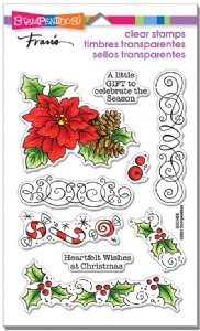 Stampendous - Clear Stamp - Christmas Frame