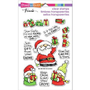 Stampendous - Clear Stamp -  Santa Frame