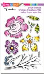 Stampendous - Clear Stamp - Floral Pieces
