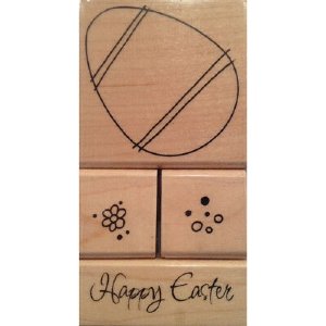 Stampendous - Stamp Set - Happy Easter Egg