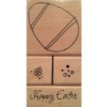 Stampendous - Stamp Set - Happy Easter Egg