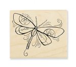 Stampendous - Wood Stamp - Dragonfly