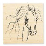 Stampendous - Wood Stamp - Filly Sketch