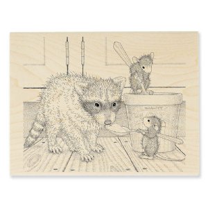 Stampendous - Wood Stamp - Ice Cream Bandit