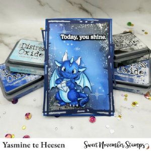Sweet November - Clear Stamp - April Diamond Dragon